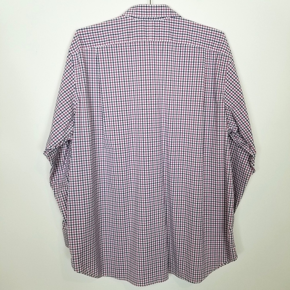 Polo Ralph Lauren Men Performance Check Button Up Shirt Sz 2X Big Nylon Stretch - Picture 4 of 8